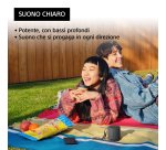 Sony SRS-XB100 - Speaker Wireless Bluetooth, portatile, leggero, compatto, da esterno, da viaggio, resistente IP67 impermeabile e antipolvere, batteria da 16 ore, cinturino versatile, chiamate in vivavoce - Nero