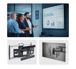 StarTech.com Support Mural Articulé Ultra Fin pour Téléviseurs à Écran Plat Jusqu'à 65" et 45kg, VESA 600x400, Conforme TAA, Profil Bas