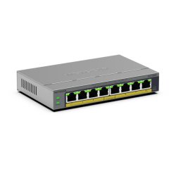 NETGEAR GS108EP Géré L2/L3 Gigabit Ethernet (10/100/1000) Connexion Ethernet, supportant l'alimentation via ce port (PoE) 1U Gris