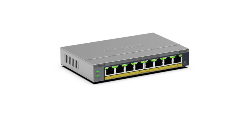 NETGEAR GS108EP Géré L2/L3 Gigabit Ethernet (10/100/1000) Gris