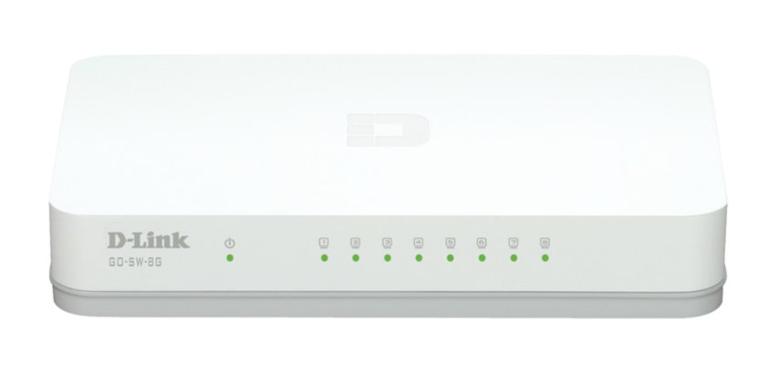 D-Link GO-SW-8G/E commutateur réseau Non-géré Gigabit Ethernet (10/100/1000) Blanc