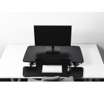 BakkerElkhuizen Adjustable Sit-Stand Desk Riser 2 Black