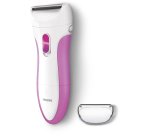 Philips SatinShave Essential Rasoio senza filo Wet & Dry bianco e rosa HP6341/00