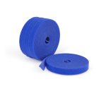 StarTech.com Lot de 4 Rouleaux de Ruban Auto-Agrippant de 4,6m, Largeur 12mm, Bleu, Attaches de Câbles Réutilisables à Découper sur Mesure, Ruban de Fixation, Gaines en Tissu Réglables, Rouleaux en Vrac