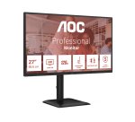 AOC E4 Q27E4U écran plat de PC 68,6 cm (27") 2560 x 1440 pixels Quad HD LED Noir