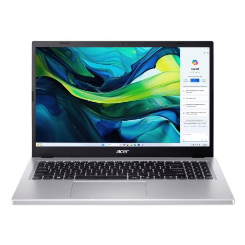 Acer Aspire Go 15 AG15-71P-57LQ Intel® Core™ i5 i5-13420H Computer portatile 39,6 cm (15.6") Full HD 16 GB DDR5-SDRAM 512 GB SSD Wi-Fi 6 (802.11ax) Windows 11 Pro Argento