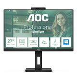 Monitor de videoconferencia AOC Q27P3CW pantalla para PC 68,6 cm (27") 2560 x 1440 Pixeles Quad HD LED Negro