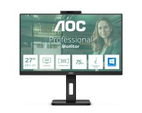 Monitor de videoconferencia AOC Q27P3CW pantalla para PC 68,6 cm (27") 2560 x 1440 Pixeles Quad HD LED Negro