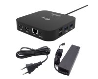 i-tec USB-C Dual HDMI Docking Station with Power Delivery 100 W + Universal Charger 100W