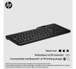 HP 475 DUAL-MODE WL KBD toetsenbord Universeel Bluetooth Zwart