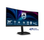 Philips 3000 series 34B2U3600C/00 écran plat de PC 86,4 cm (34") 3440 x 1440 pixels Wide Quad HD LCD Noir