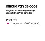 HP 982X - hoog rendement - magenta - origineel - PageWide - inktcartridge