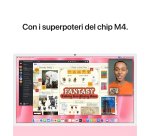 Apple iMac 24"Retina Display 4,5K, Chip M4 con CPU 10-core, GPU 10-core, 16GB, 256GB SSD, Rosa