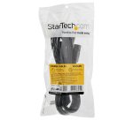 StarTech.com Cable de 2m de Alimentación en Y para Ordenador, 18AWG, EU Schuko a 2x C13, 10A 250V, Cable de Alimentación de CA de Repuesto, para Impresora, para Monitor, UL