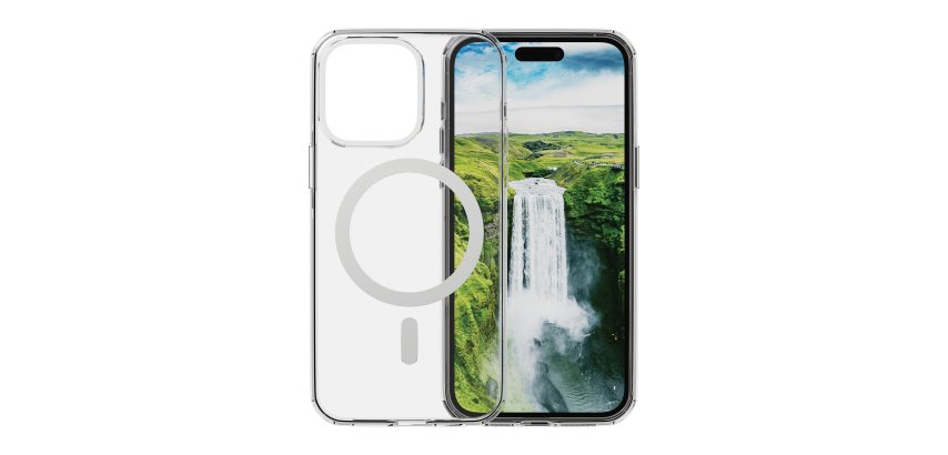 dbramante1928 Iceland Ultra D3O MagSafe coque de protection pour téléphones portables Housse Transparent, Blanc