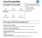 HP ProBook 4 G1iR 14 inch Notebook PC Intel Core 5 120U Ordinateur portable 35,6 cm (14") WUXGA 12 Go DDR5-SDRAM 512 Go SSD Wi-Fi 6E (802.11ax) Windows 11 Pro Argent