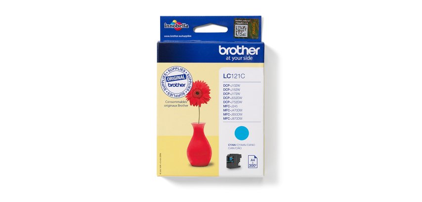 Brother LC121C ink cartridge 1 pc(s) Original Cyan