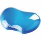 Reposamuñecas Fellowes de gel flexible Crystal azul