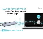 i-tec USB-C Metal Ergonomic 3x 4K Display Docking Station + Power Delivery 100 W