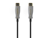 AISENS Cable HDMI V2.0 AOC Premium Alta Velocidad / Hec 4K@60Hz 4:4:4 18Gbps, A/M-A/M, Negro, 100m