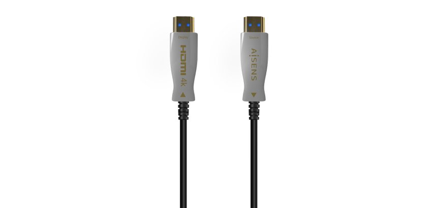AISENS Cable HDMI V2.0 AOC Premium Alta Velocidad / Hec 4K@60Hz 4:4:4 18Gbps, A/M-A/M, Negro, 70m
