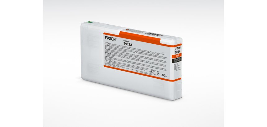 Epson T913A - orange - original - ink cartridge