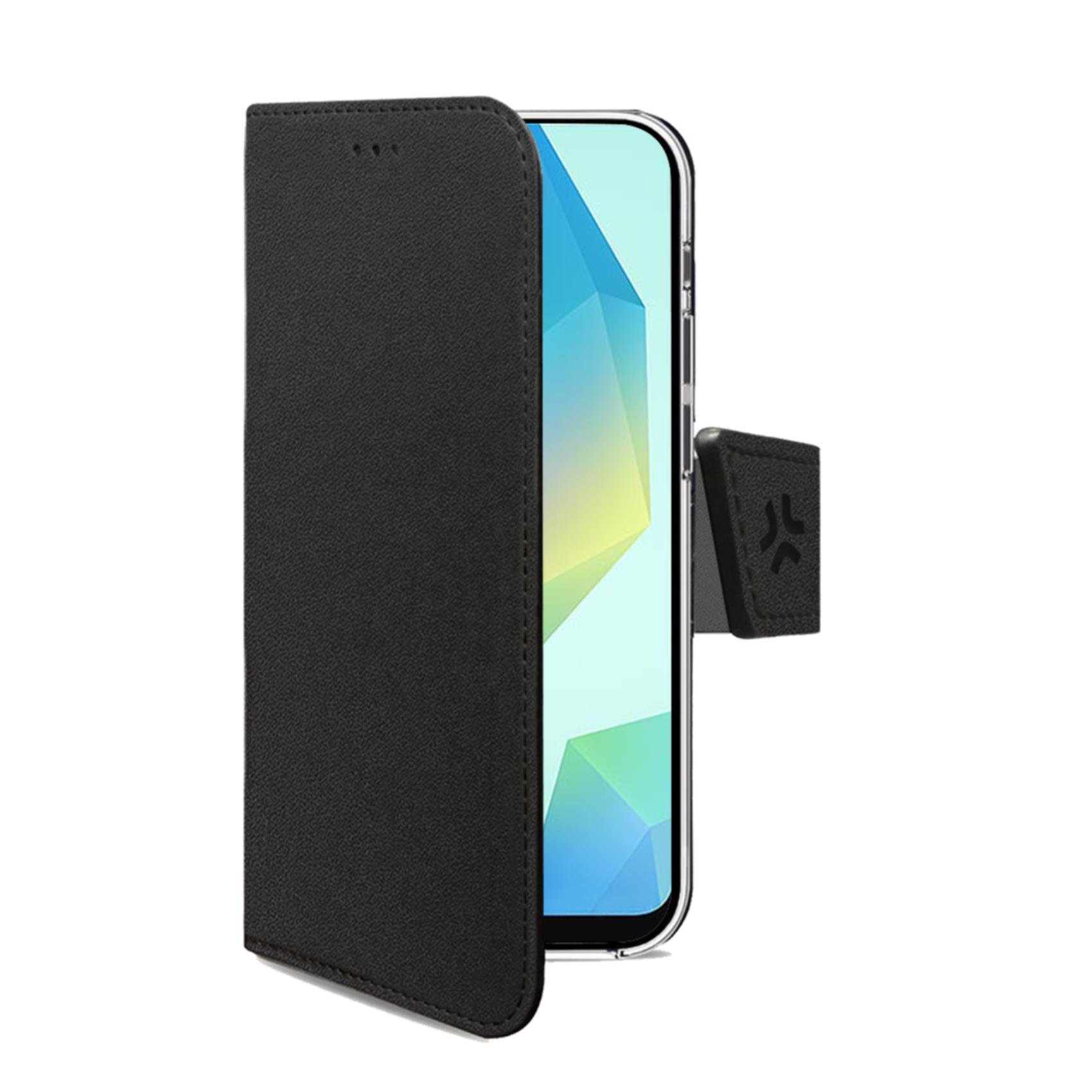 Celly WALLY mobile phone case 17 cm (6.7") Wallet case Black