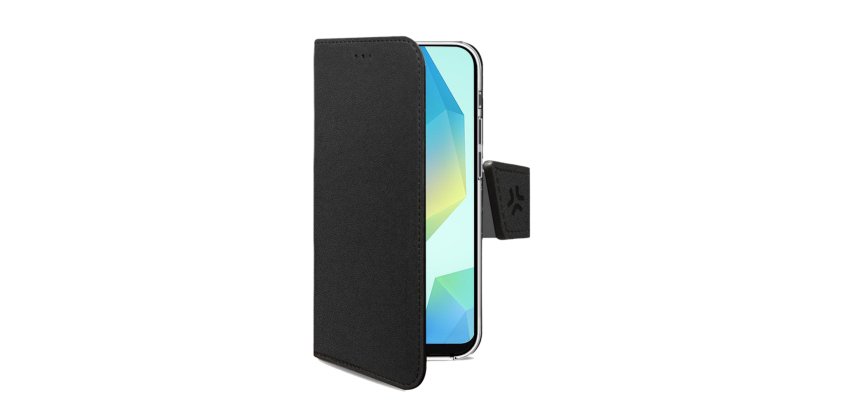 Celly WALLY mobile phone case 17 cm (6.7") Wallet case Black
