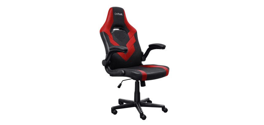 Trust GXT 703R RIYE Sedia per gaming universale Nero, Rosso