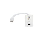 StarTech.com USB-C to Mini DisplayPort Adapter - 4K 60Hz - White - USB 3.1 Type-C to Mini DP Adapter - Upgraded Version is CDP2MDPEC