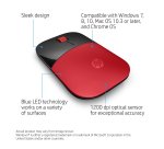 HP Z3700 Red Wireless Mouse