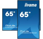 iiyama LH6560UHS-B2AG Écran d'affichage dynamique Carte A numérique 163,8 cm (64.5") LED Wifi 500 cd/m² 4K Ultra HD Noir Intégré dans le processeur Android 11 24/7
