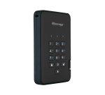 iStorage diskAshur2 256-bit 1TB USB 3.2 secure encrypted solid-state drive - Black IS-DA2-256-SSD-1TB-B