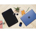 HP Housse de protection réversible pour ordinateur portable 15,6 pouces (bleu)