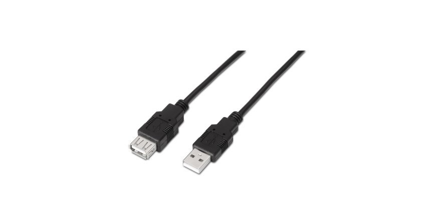 AISENS A101-0015 cable USB USB 2.0 1 m USB A Negro