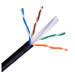 AISENS A135-0263 cable de red Negro 100 m Cat6 U/UTP (UTP)