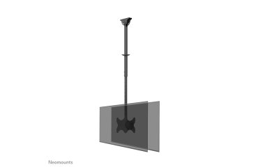 Neomounts CL35-340BL22 Soporte de techo para doble monitor/TV 23-43" - alt. 106-156 cm