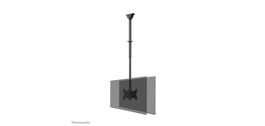Neomounts CL35-340BL22 Support de plafond pour double écran 23-43" - h106-156 cm