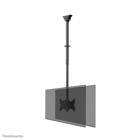 Neomounts CL35-340BL22 Soporte de techo para doble monitor/TV 23-42" - alt. 106-156 cm