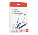 Verbatim TruSound Pro Auricolare Wireless Passanuca Musica/Giornaliera USB tipo-C Bluetooth Blu
