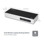 Docking Station USB 3.0 para Dos Monitores - 6x USB 3.0