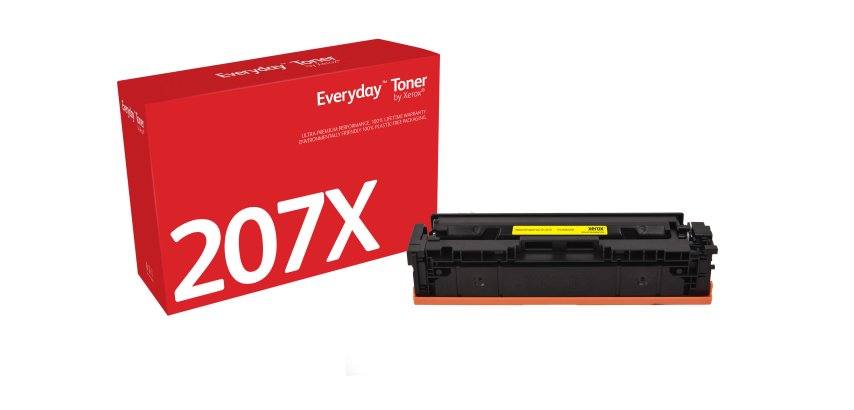 Toner EverydayTM di Xerox Giallo compatibile con HP 207X (W2212X), Alta capacità