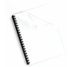 Copertine Clear - A4 - 200 micron - PVC - neutro trasparente - Fellowes - scatola 100 pezzi