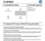 HP Z1 Tower G1i Wolf Pro Security Edition Intel Core Ultra 9 285 32 GB DDR5-SDRAM 1 TB SSD Windows 11 Pro Stazione di lavoro AI Workstation, AI PC Nero