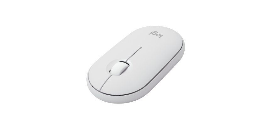 Logitech 920-012210 clavier Souris incluse Universel RF sans fil + Bluetooth AZERTY Français Blanc