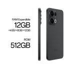 OPPO Reno13 Pro 5G AI Smartphone, Tripla fotocamera 50+50+8MP, Selfie 50MP, Display 6.83” 120HZ AMOLED FHD+, 5800mAh, RAM 12GB(Esp4GB/8GB/12GB)+ROM 512GB, [Versione Italia], Graphite Grey