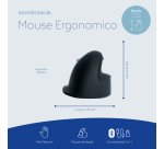 R-Go Tools Clavier R-Go Numpad Break, clavier numérique ergonomique avec logiciel de pause, bluetooth, blanc