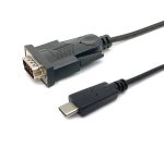 Equip USB-C to Serial (DB9) Cable, M/M, 1.5m