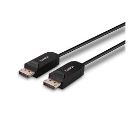 Lindy Câble DisplayPort 2.0 UHBR10 Hybride Fibre Optique 15m