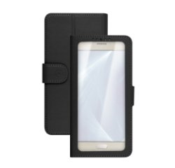 Celly Unica View mobile phone case 12.7 cm (5") Folio Black